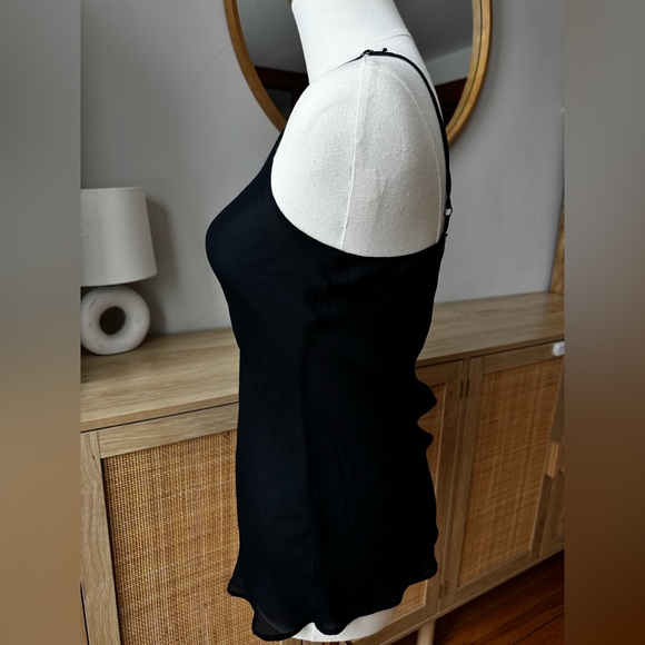 Nili Lotan | Sheer Black Camisole - Picture 2 of 5